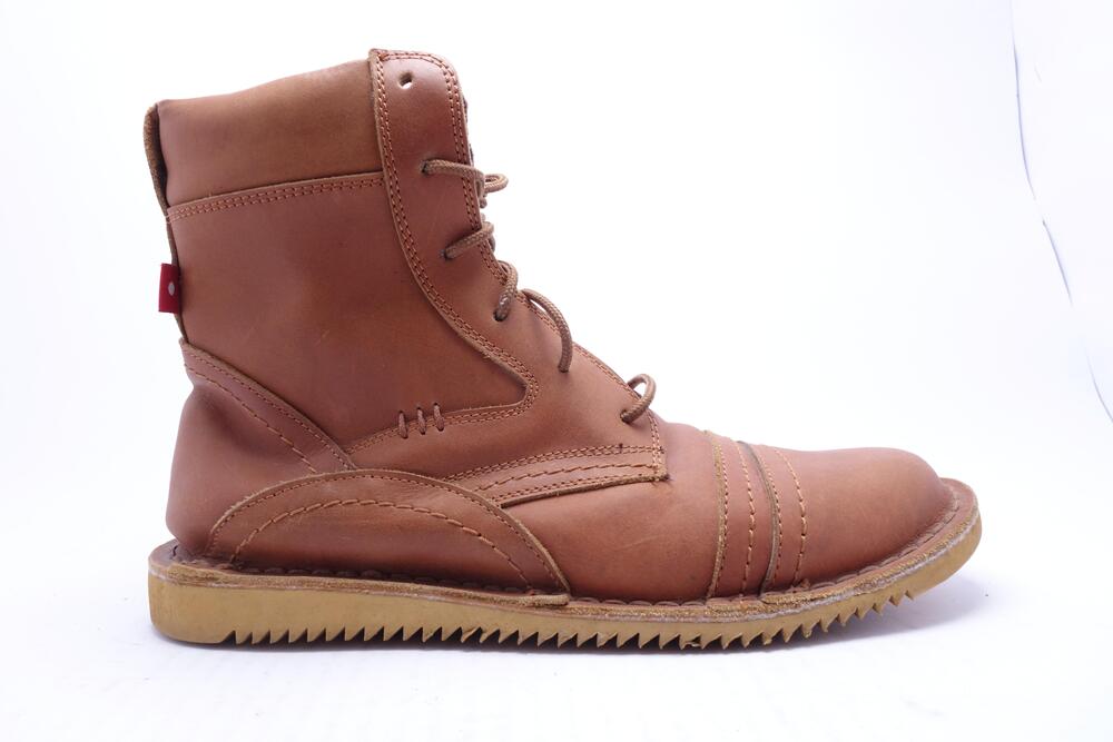 Oliberte Boots Mens Size 7 US 40 EU Brown Leather Ankle Lace Up Combat Trail